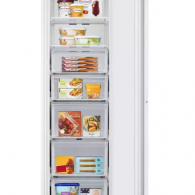 SAMSUNG SpaceMax BRZ22600EWW/EU Integrated Tall Freezer – Sliding Hinge