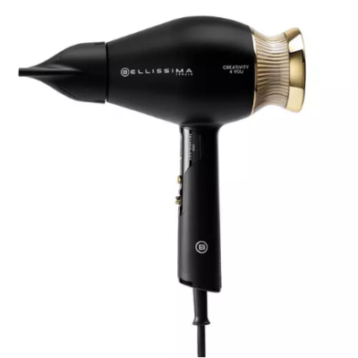 BELLISSIMA ITALIA Creativity 4 You Hair Dryer Set – Black & Gold