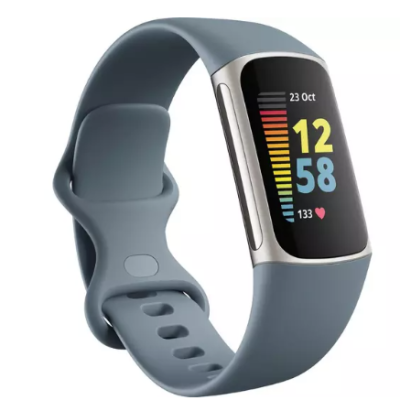 FITBIT Charge 5 Fitness Tracker – Steel Blue, Universal
