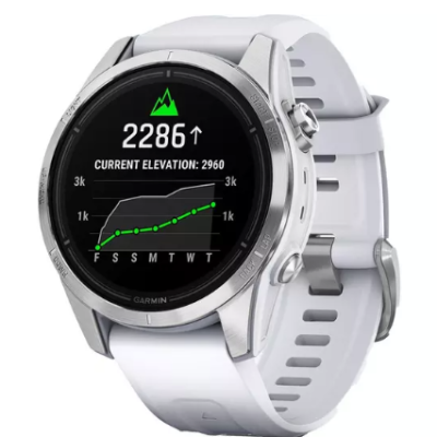 GARMIN epix Pro – Silver & Whitestone, 42 mm